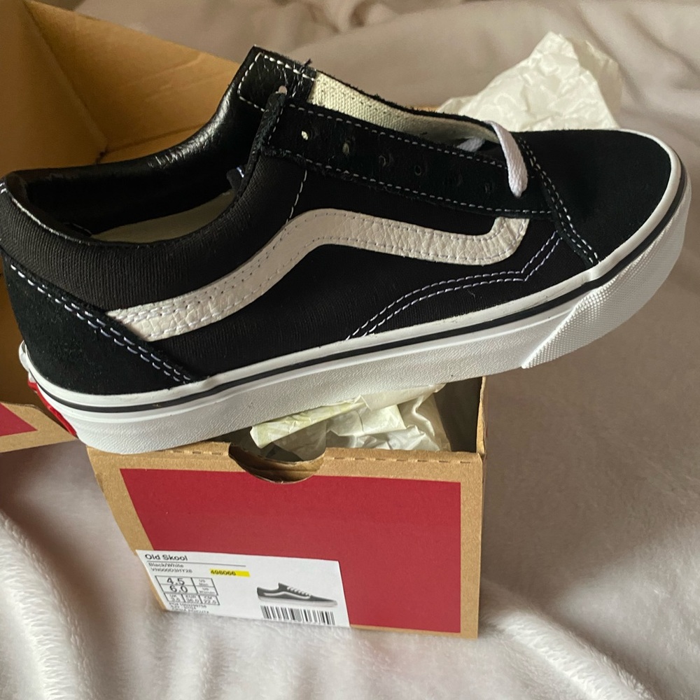 Old Skool Vans Black and White 
Never worn before